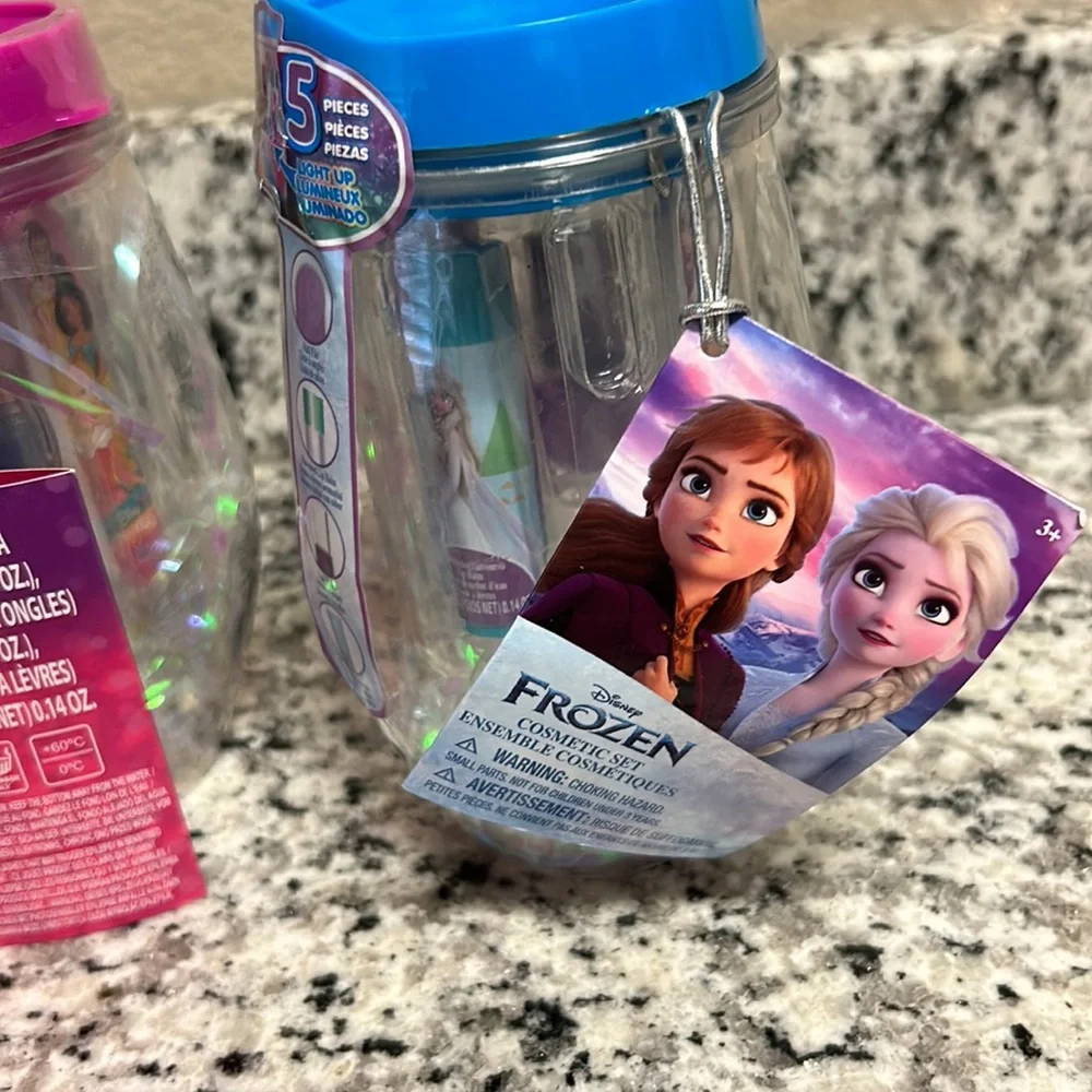 - Two Townley Children’s Cosmetics Kits in Light Up Jars/Banks